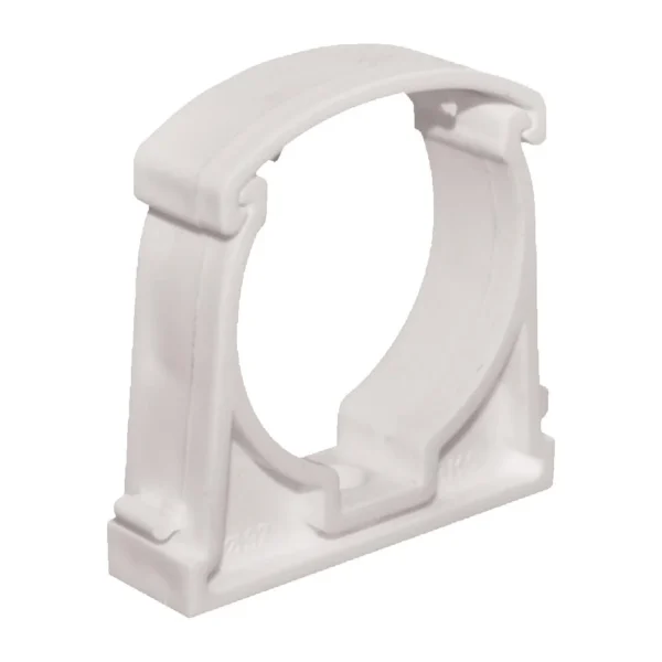 Uchwyt zamykany UZ-16 do rur i PESZLI ⌀ 16  Biały